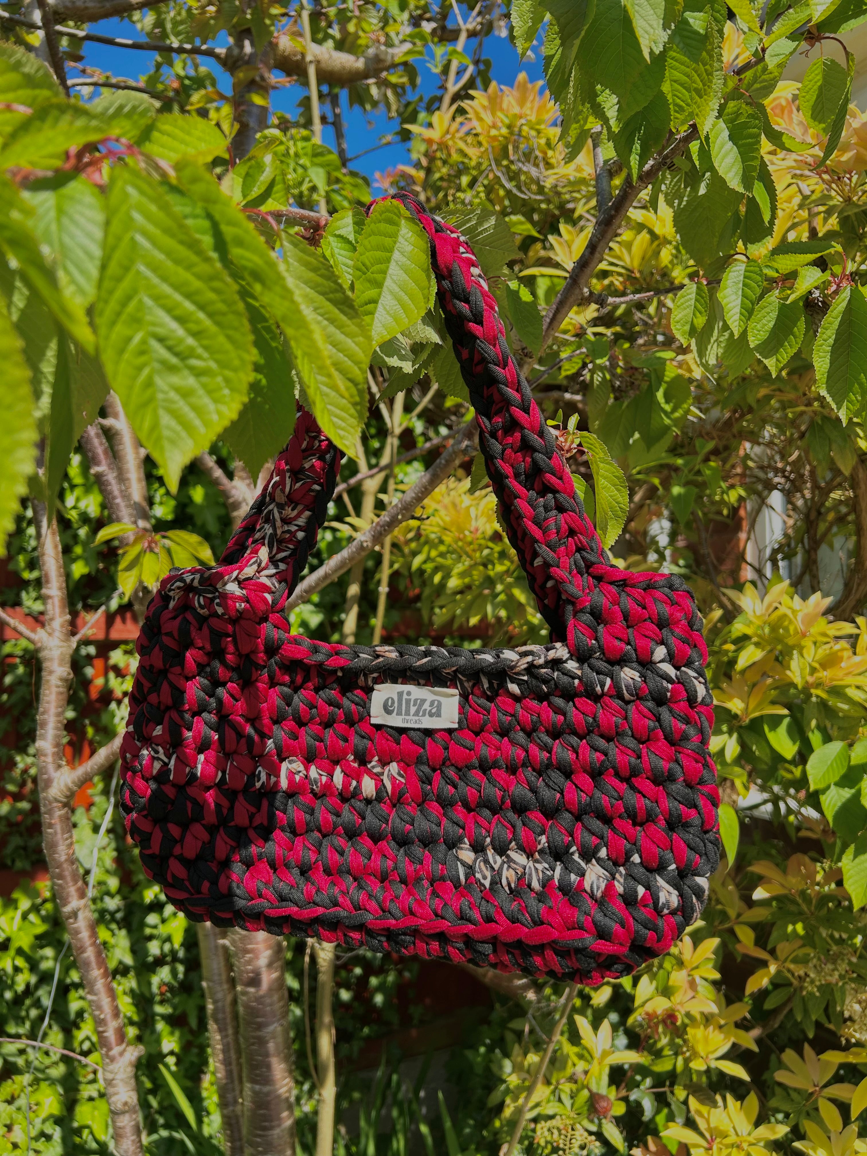 Sienna Bag in red leopard