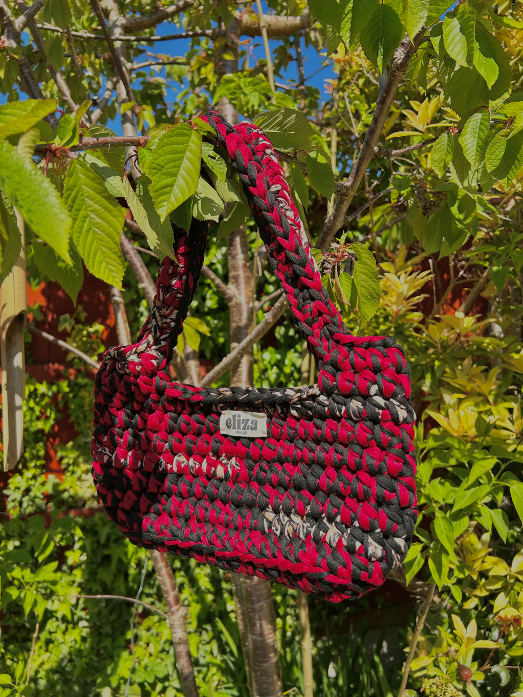 Sienna Bag in red leopard
