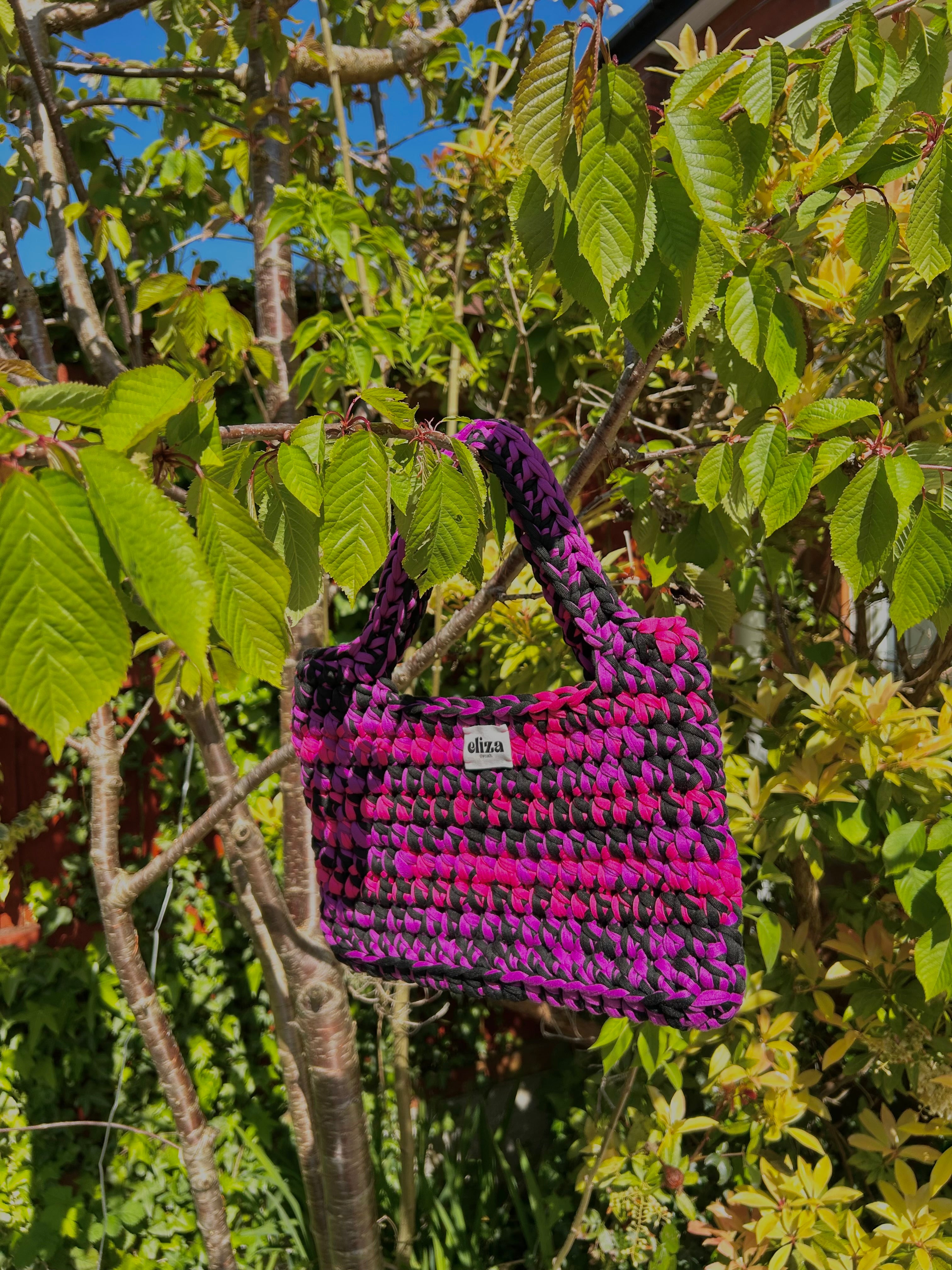 Sienna bag in black indigo